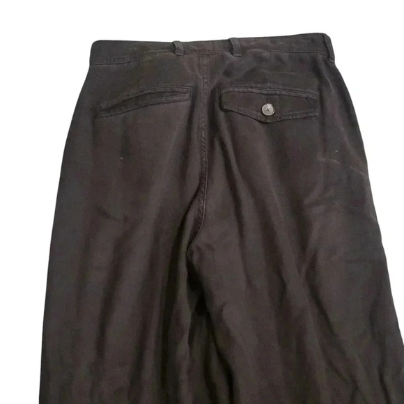 Everlane Sz 6 Black Chino Buttersoft High Rise Tapered Tencel Relax Pant Grunge - Picture 7 of 14